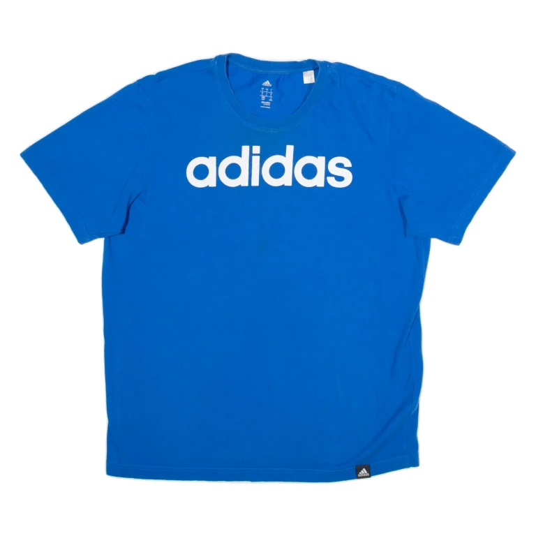 ADIDAS Mens T-Shirt Blue L (NN1-200924-14781)