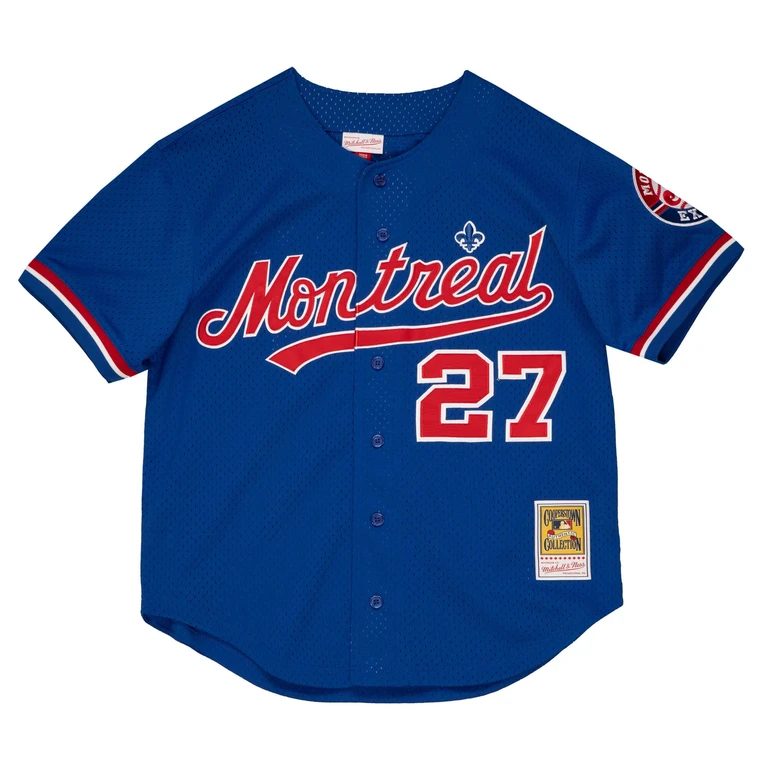MLB Authentic Bp Bf Jersey Montreal Expos 1997 Vladimir Guerrero Jerseys