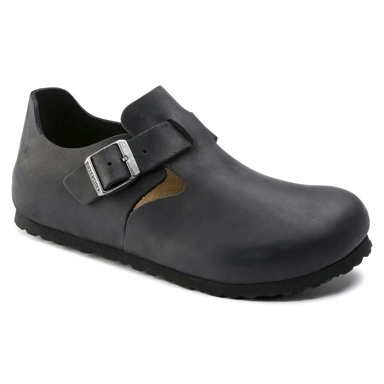 London Oiled Leather Black