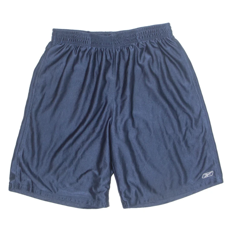 REEBOK Mens Sports Shorts Blue Relaxed L W28