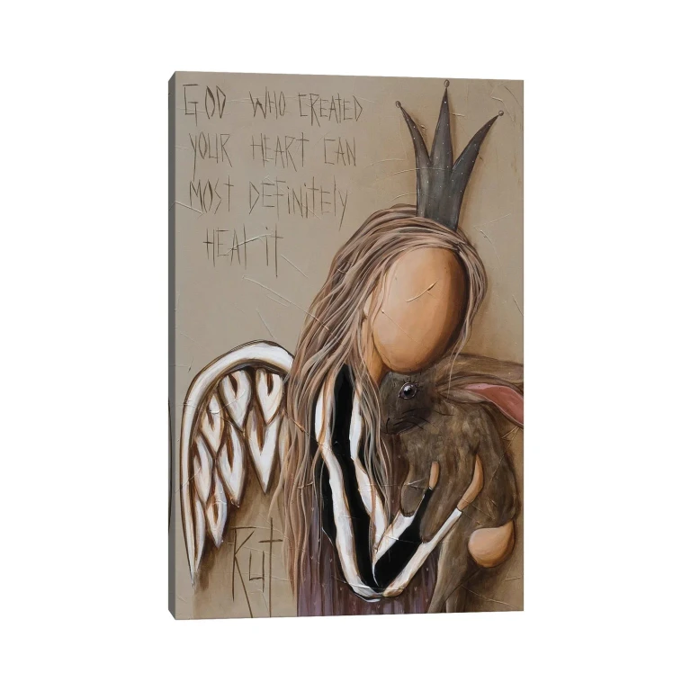 God Who Created by Ruth's Angels - Canvas Gallery Wrap