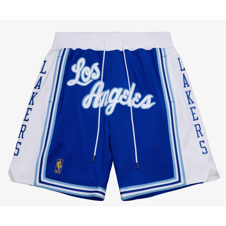Men's NBA Just Don Hardwood Classics Shorts Lakers 1996