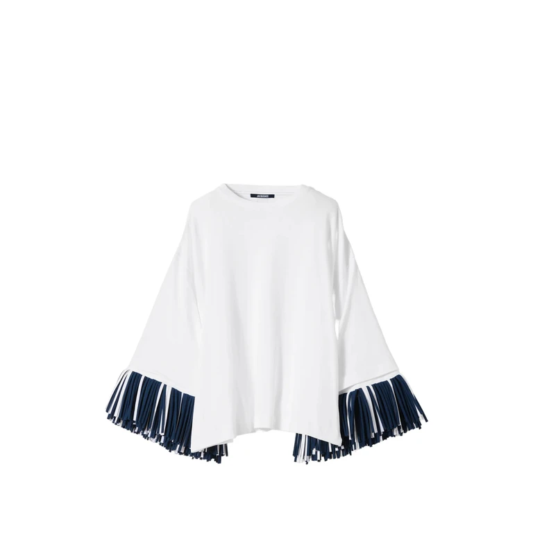 Jacquemus Cabana Fringe-trimmed T-shirt