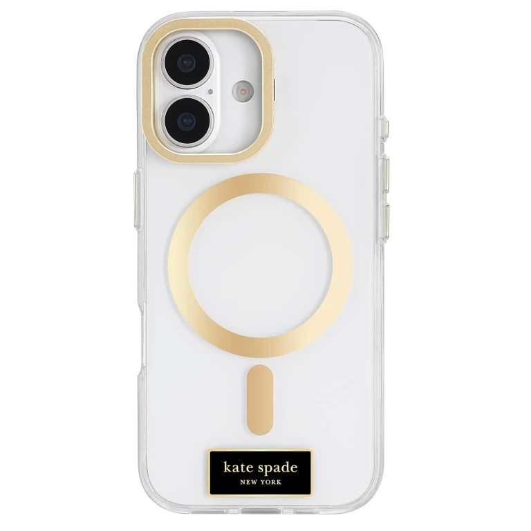 new york iPhone 17 Case with Camera Stand - Compatible with MagSafe - Designer Phone Case - Icon Clear