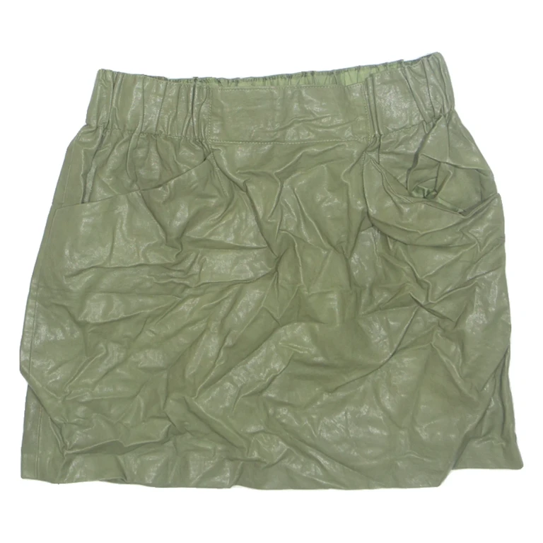 ZARA Womens Mini Skirt Green Short S