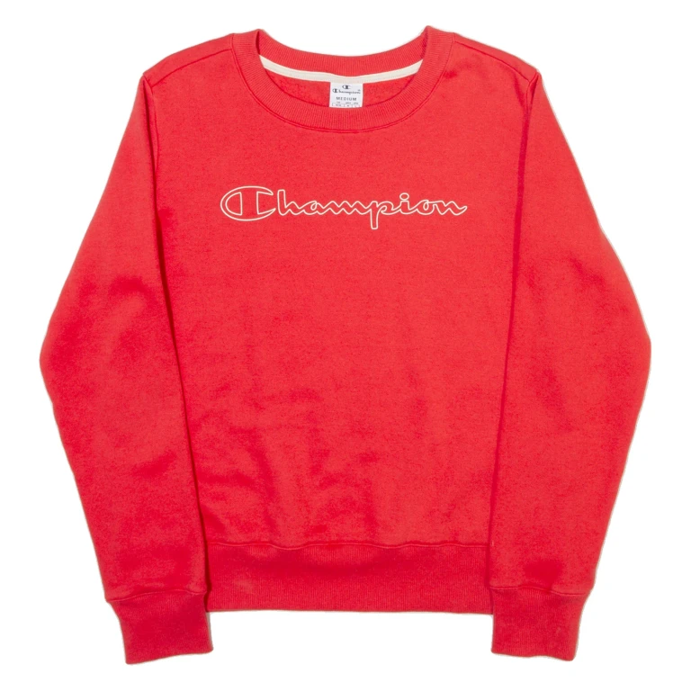 CHAMPION Mens Sweatshirt Red M