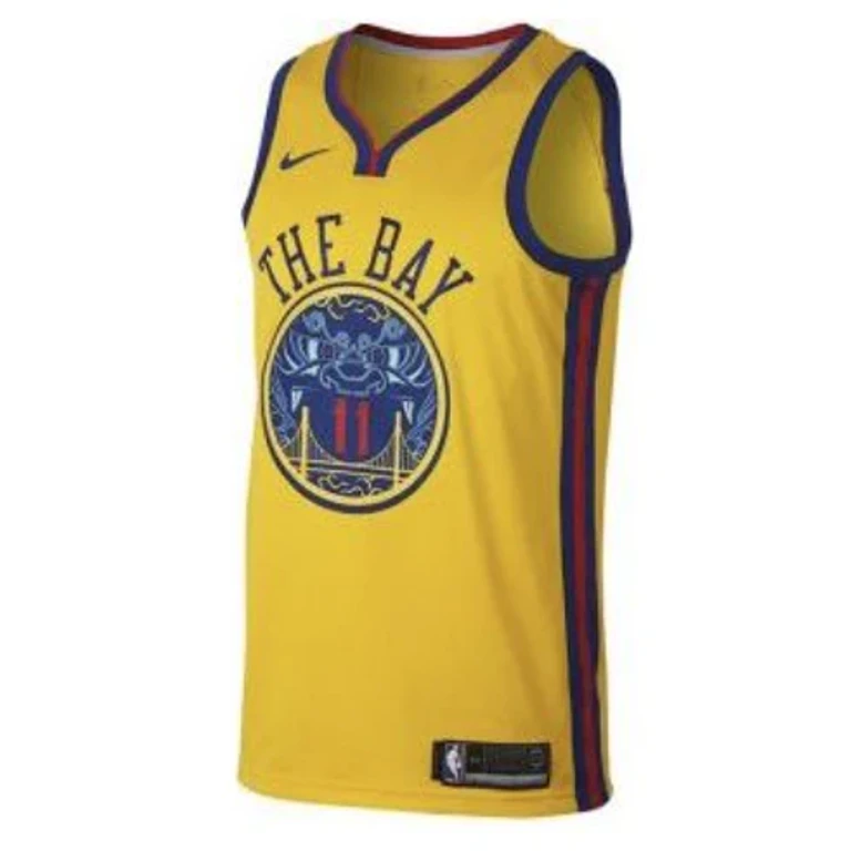 Youth NBA Golden State Warriors Basketball City Edition Swingman Jersey Thompson