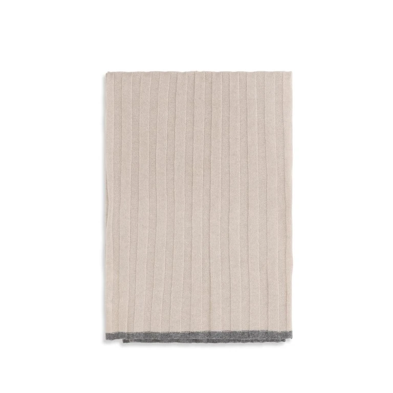 Brunello Cucinelli Beige Cashmere Scarf - Men