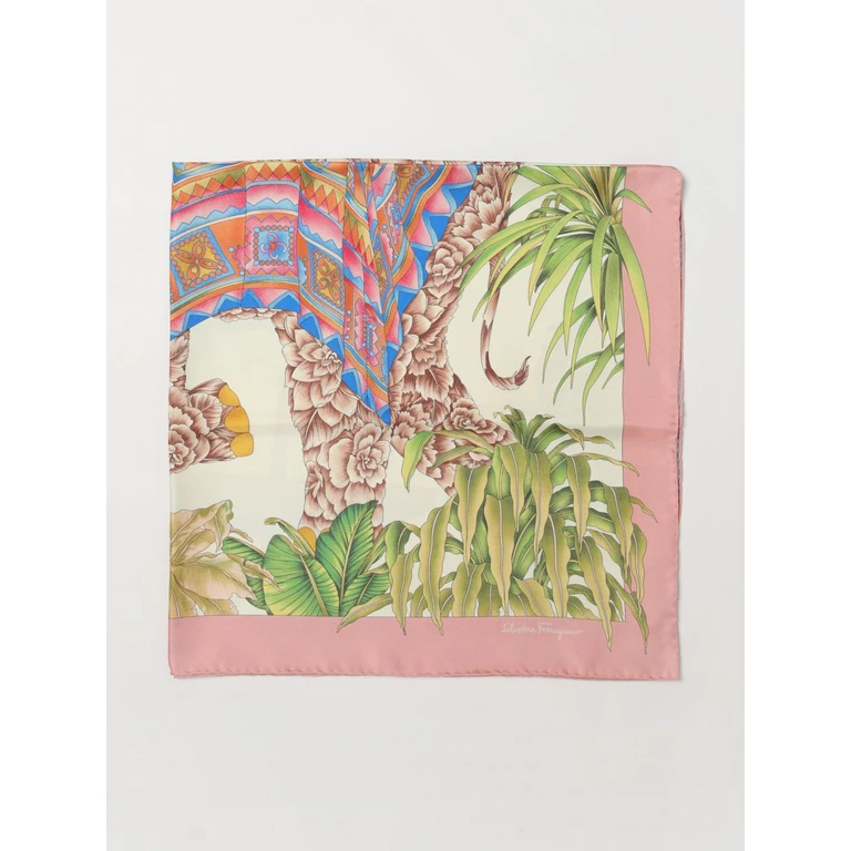 Neck Scarf Woman color Multicolor (310118756254AVORIOROSA/AVORIOAZZUR)