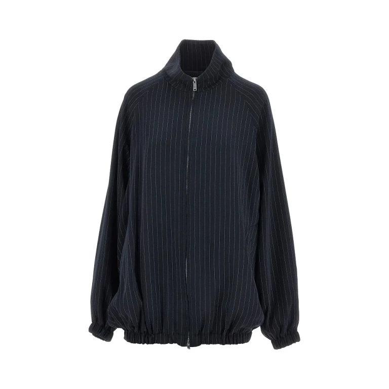 THE FRANKIE SHOP Pinstriped twill 'Baxter' track jacket Woman XS