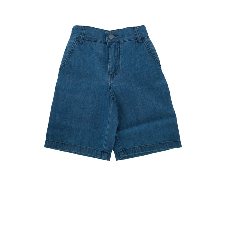 Fendi Kids Bermuda Denim Dark Blu Darkblue