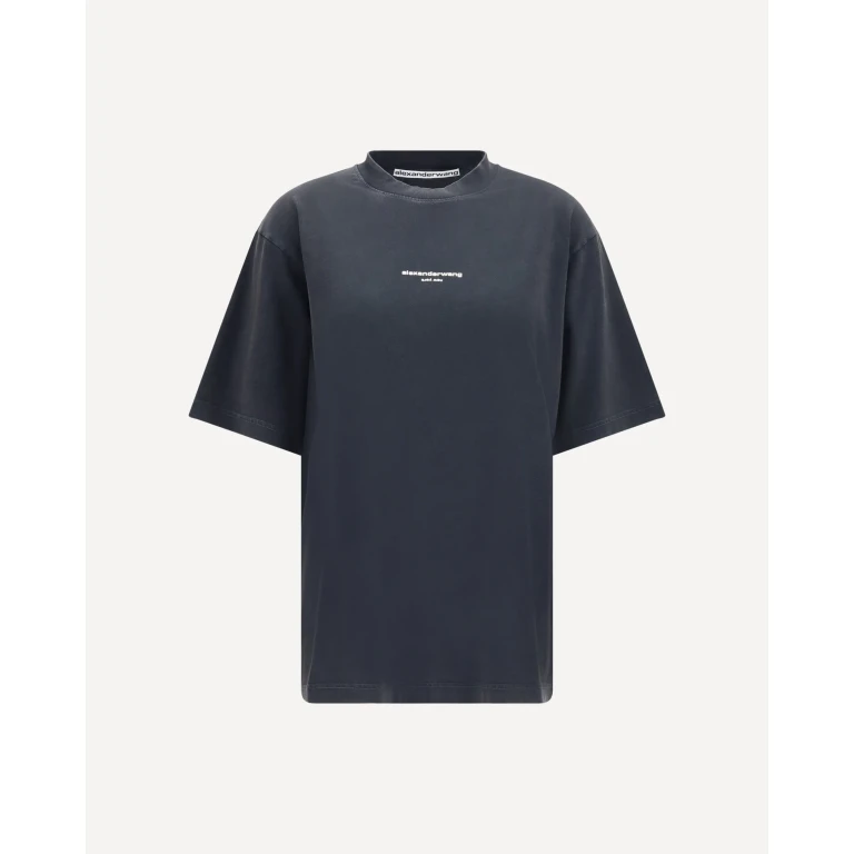 ALEXANDER WANG Short-sleeve T-shirt with central logo print Female S