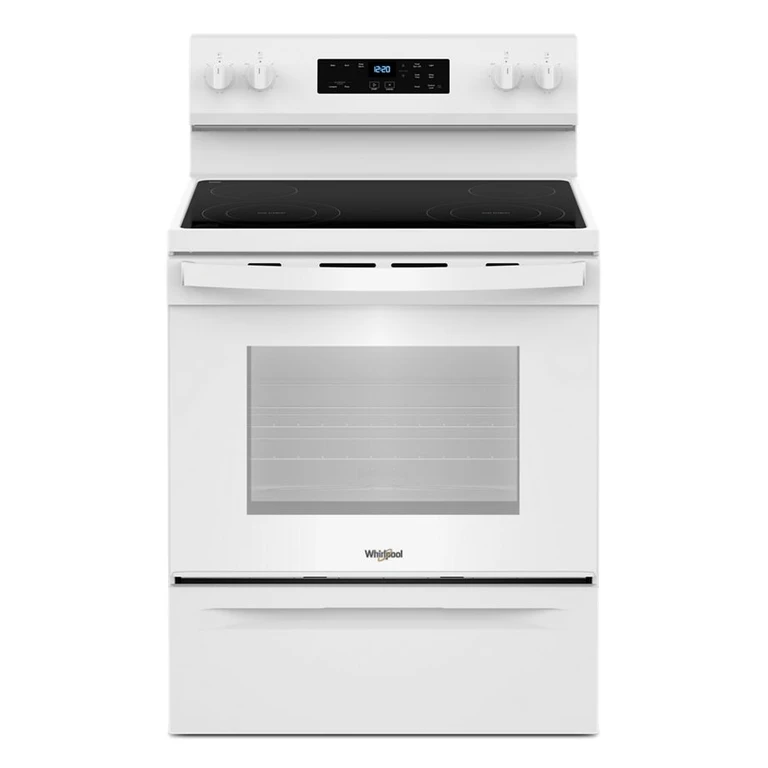 30 in. Electric Range with No Preheat Mode in Black