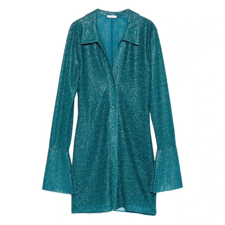 Oséree `Lumiere` Slim Shirt Dress (LHS261)