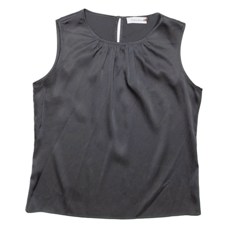 CALVIN KLEIN Womens Vest Black S