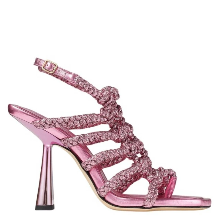 Izobel 100 Metallic Lurex Sandals