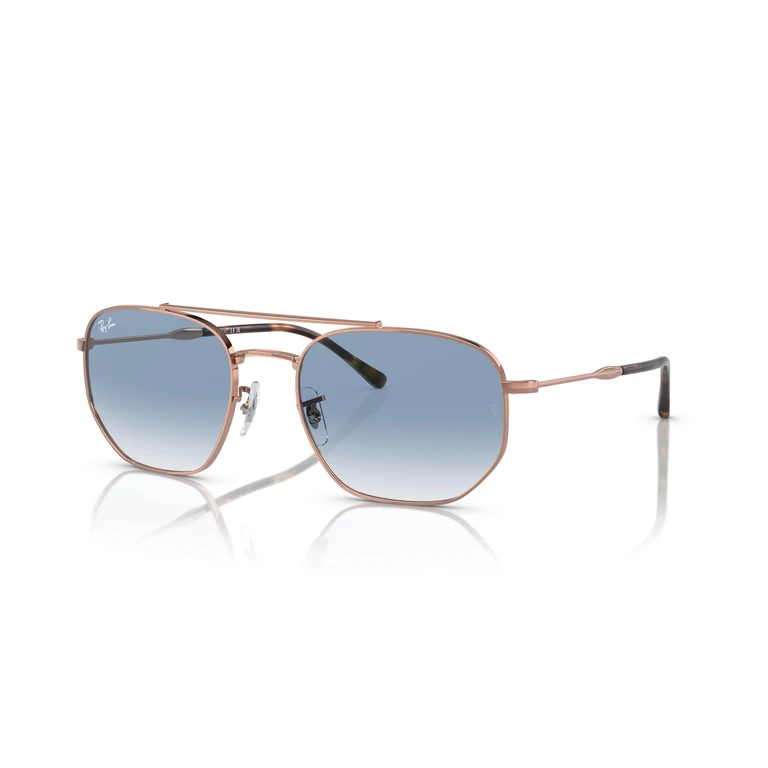 Ray Ban Blue Gradient Pilot Unisex Sunglasses RB3707 92023F 57