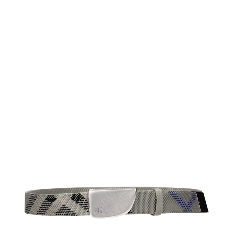 Beige Fabric Belt - Men