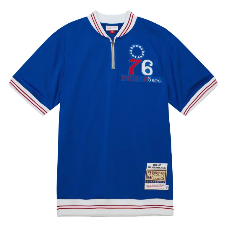 Men's NBA Shooting Shirt 76Ers 1966 Shooting Shirt