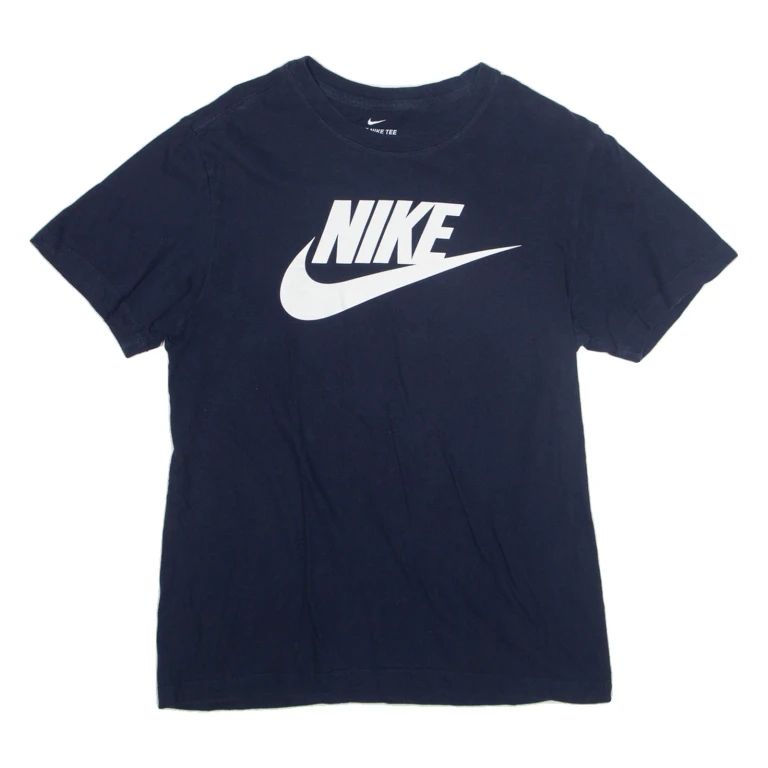 NIKE Mens T-Shirt Blue S