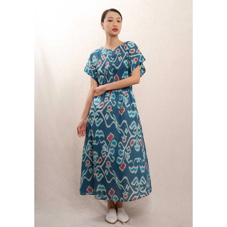 Dress Rimna 9216 2-Bleu