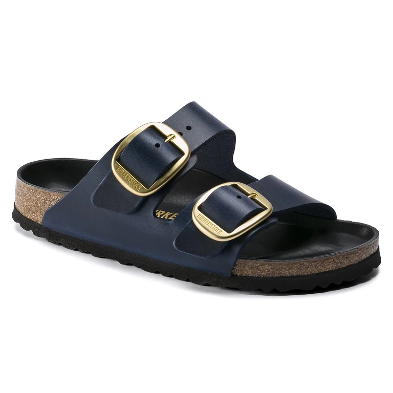 Arizona Big Buckle Oiled Leather Blue