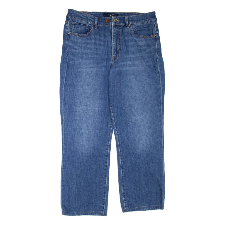 HILFIGER DENIM Womens Jeans Blue Regular Straight W32 L27