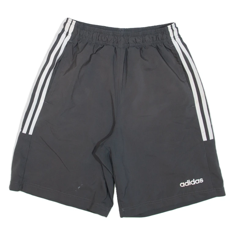 ADIDAS Mens Sports Shorts Grey Relaxed S W25