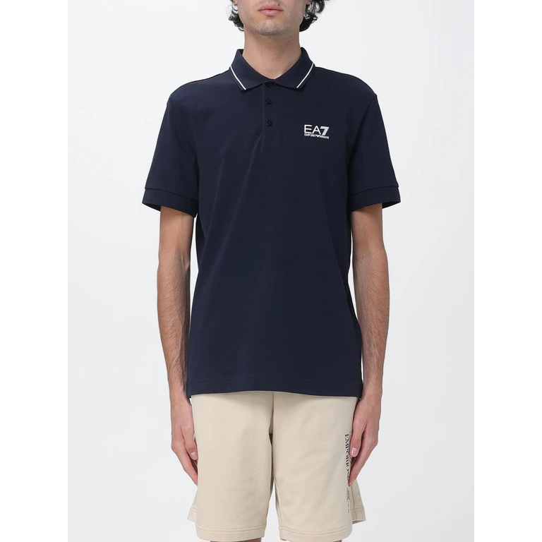 EA7 Polo Shirt Men color Blue (8NPF16PJVUZ1562)