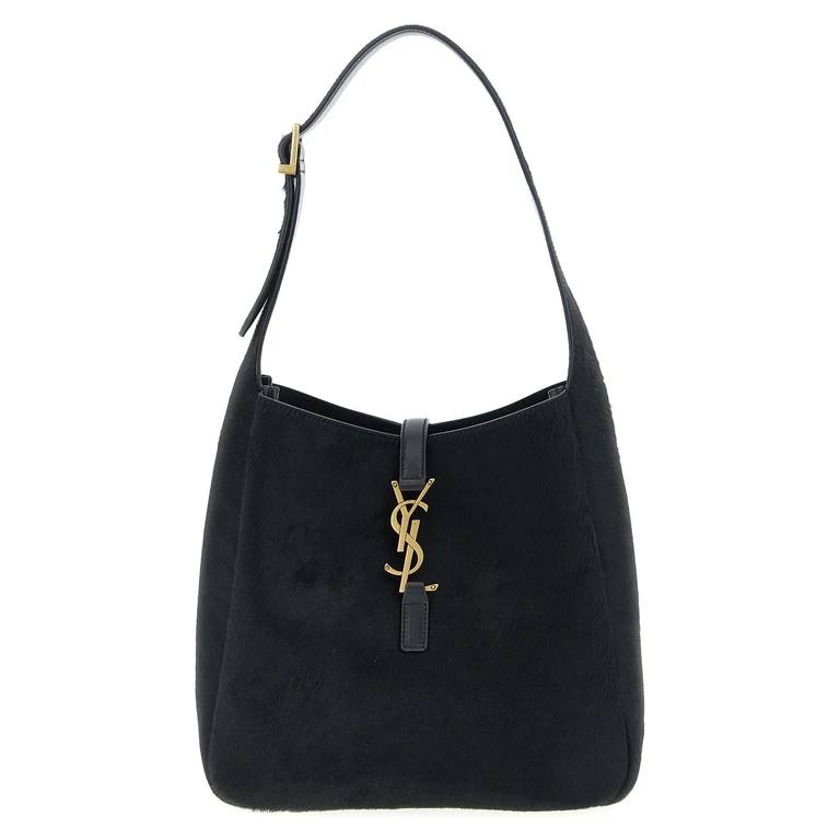 Saint Laurent Black Calfskin Shoulder Bag - Women (SA323738BM)