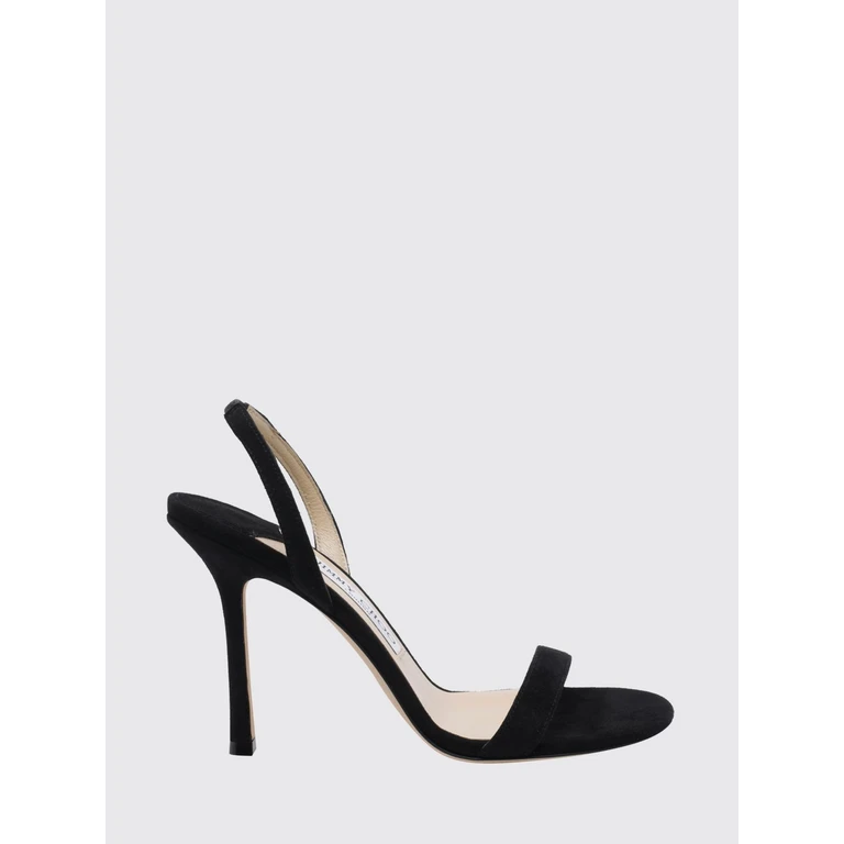 JIMMY CHOO Heeled Sandal Woman color Black (JENN100SUEBLACK)
