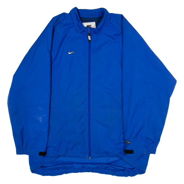 NIKE Mens Track Jacket Blue L