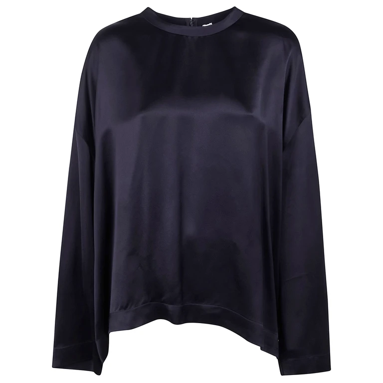 TOTEME "Boxy Satin" Top
