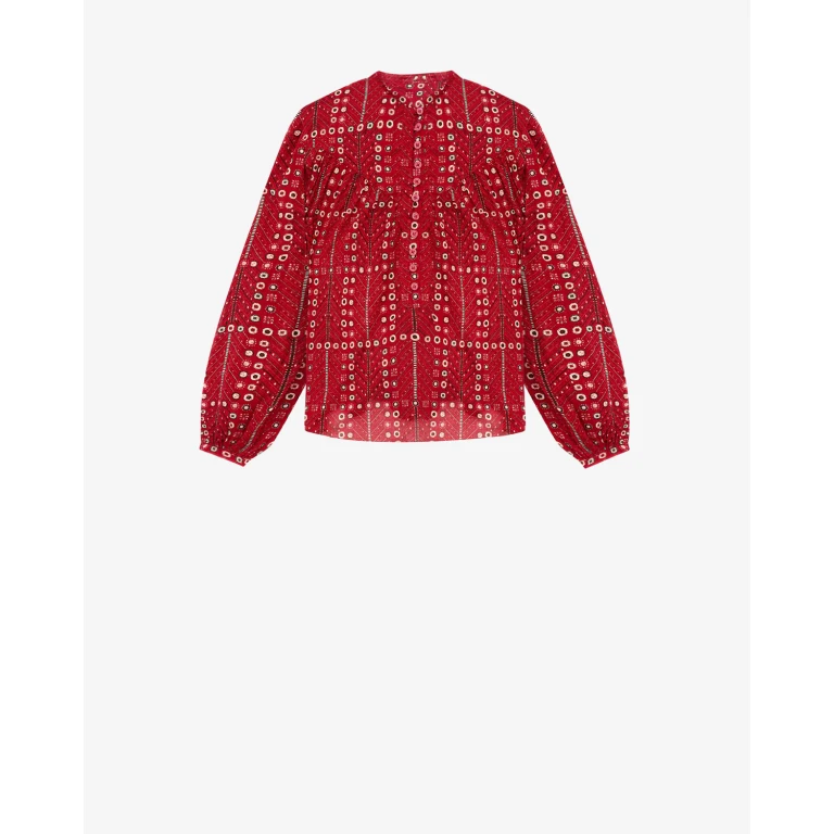 Blouse Salika - Femme - Rouge - Taille38 - Marant Étoile