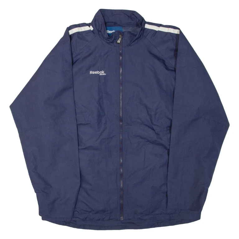 REEBOK Hockey Mens Track Jacket Blue XL