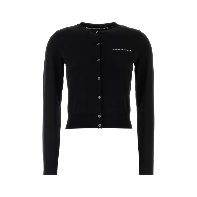 Alexander Wang Black Knit Cardigan Maglieria - Women