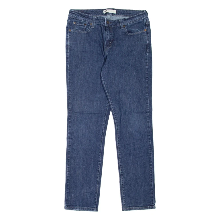 LEVI'S Mid Rise Womens Jeans Blue Slim Skinny W30 L29