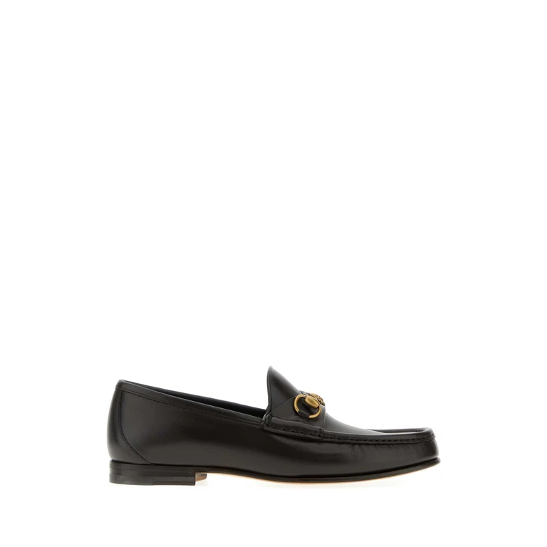 Gucci Dark Brown Leather Horsebit 1953 Loafers Dkbrownpigments Calf Skin Mocassini - Men