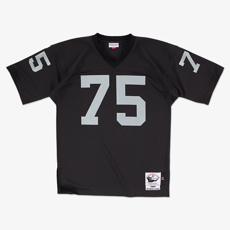 Men's NFL Authentic Jersey Raiders 1983 Howie Long