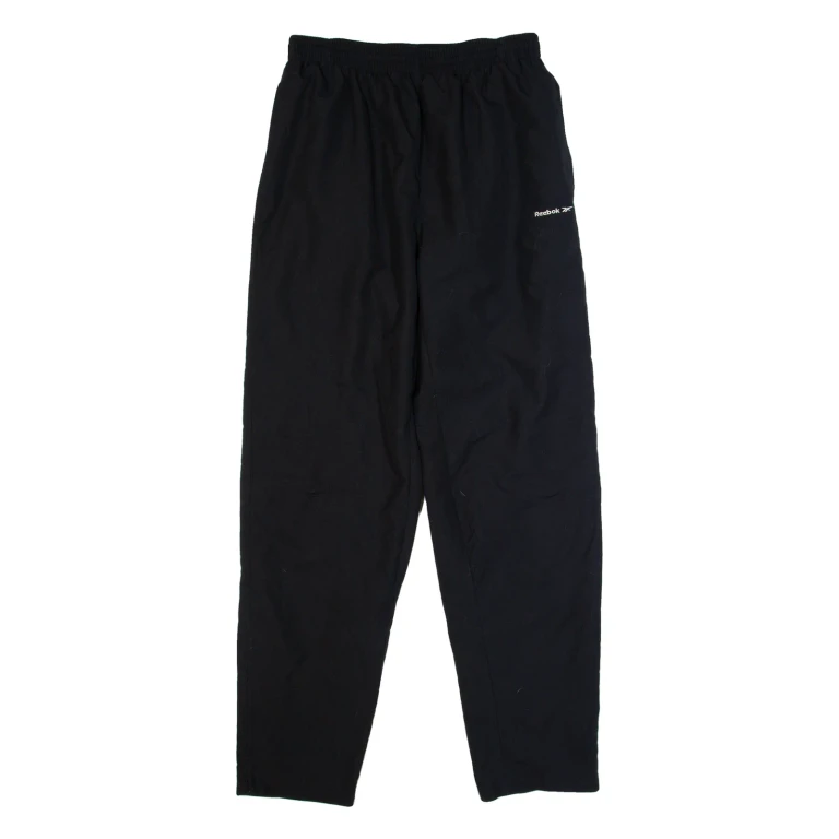 REEBOK Mens Track Pants Black Tapered M W29 L30