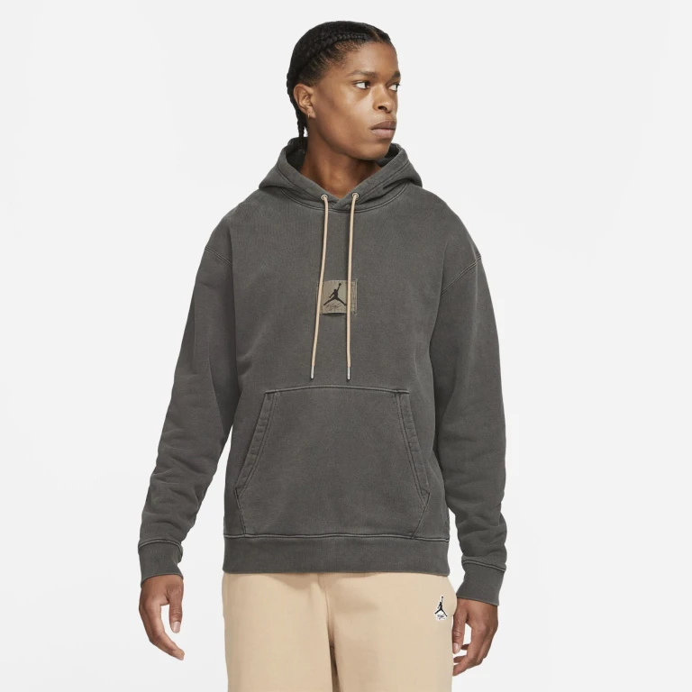 Men's Flight Heritage Washed Fleece Pullover Hoodie Sweaters