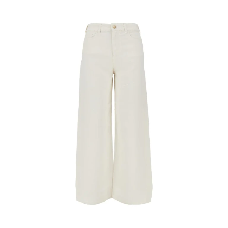 EMPORIO ARMANI 'J33' wide cropped leg jeans Woman 26