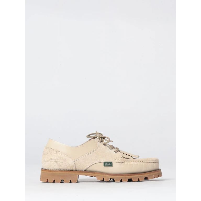 Thiers Suede Derby Shoes with Fringes from a Special Collaboration (786472SAND)