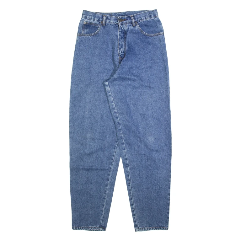 RIVERSIDE Womens Jeans Blue Relaxed Tapered W28 L30
