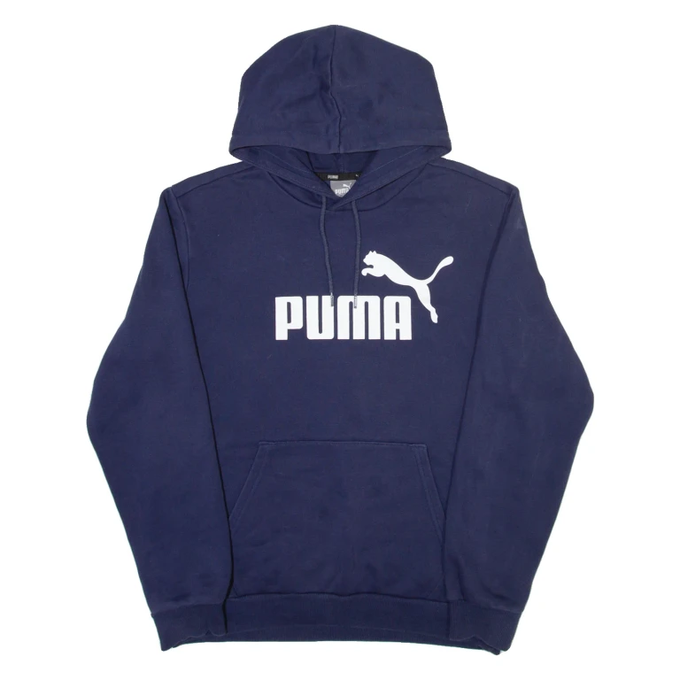 PUMA Mens Blue Hoodie M