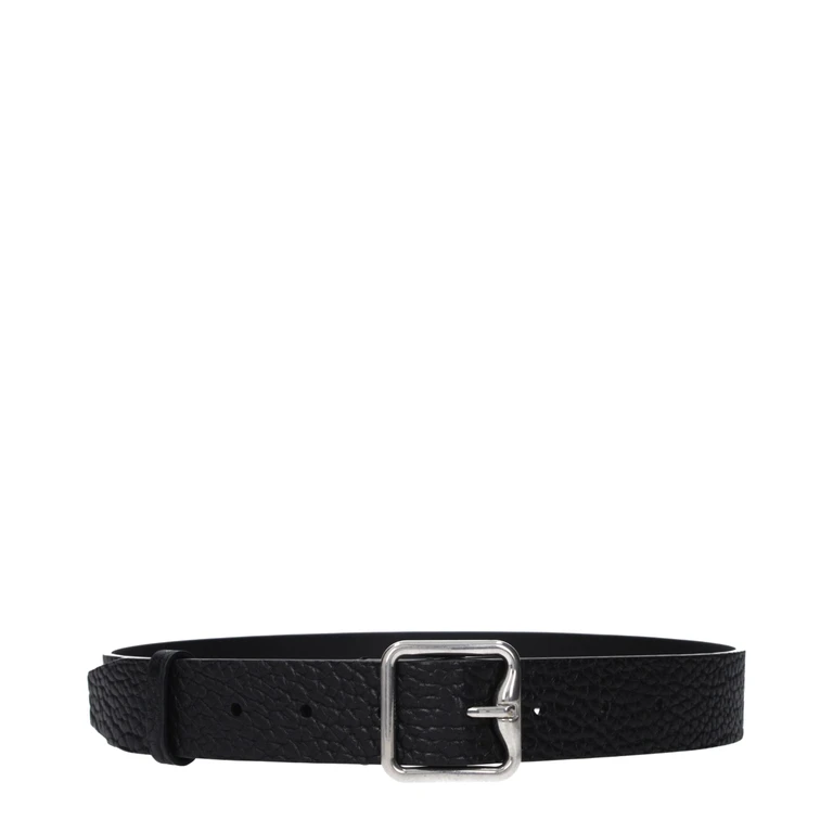 Burberry Black Leather Regular Belt - Women