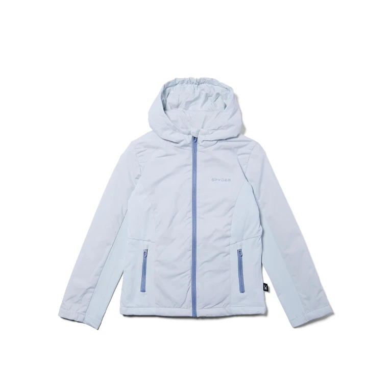 Girls Spyderlite Jacket - Ash Blue
