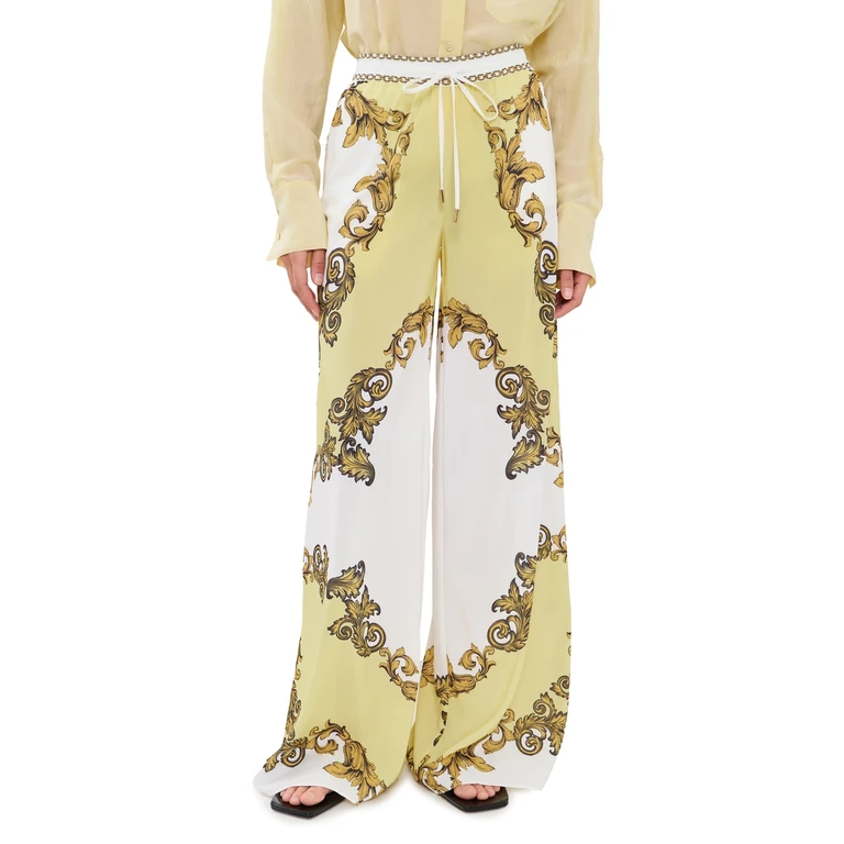 ALICE + OLIVIA Ojai Wide Leg Pants Golden Coast S