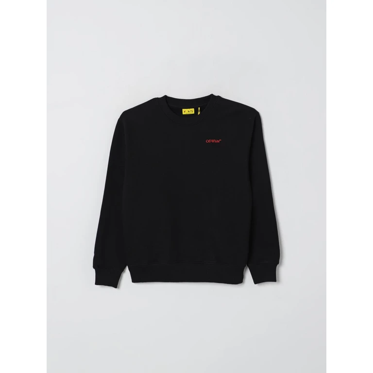 OFF-WHITE KIDS Sweater Kids color Black (OBBA001F25FLE0071025)