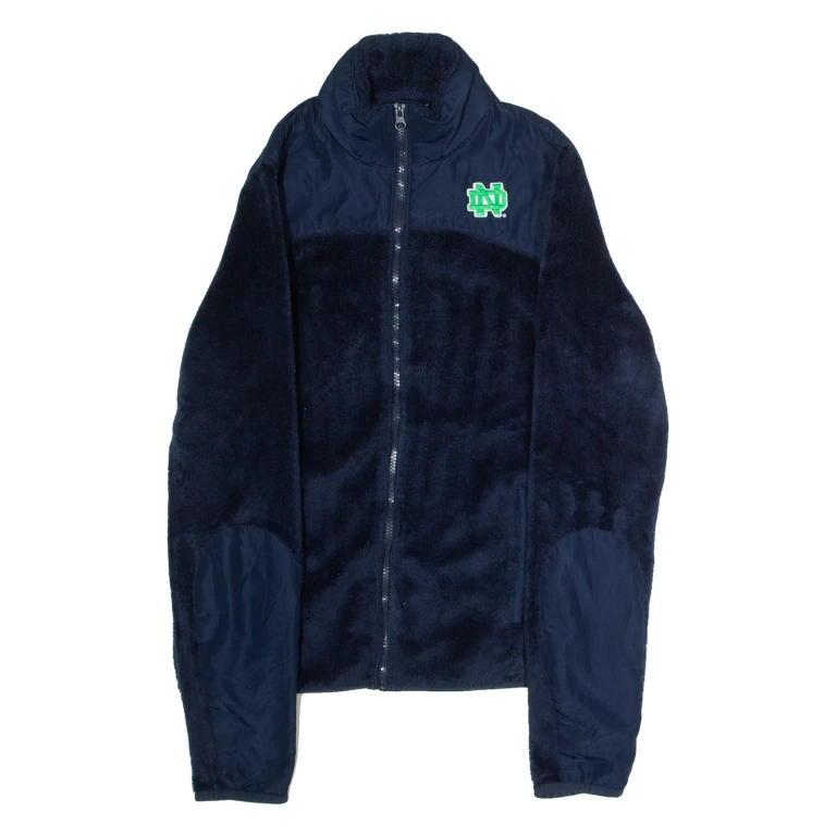 CHAMPION Notre Dame Mens Fleece Jacket Blue USA M